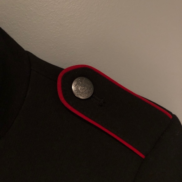 Zara mandarin collar military jacket - Picture 2 of 3